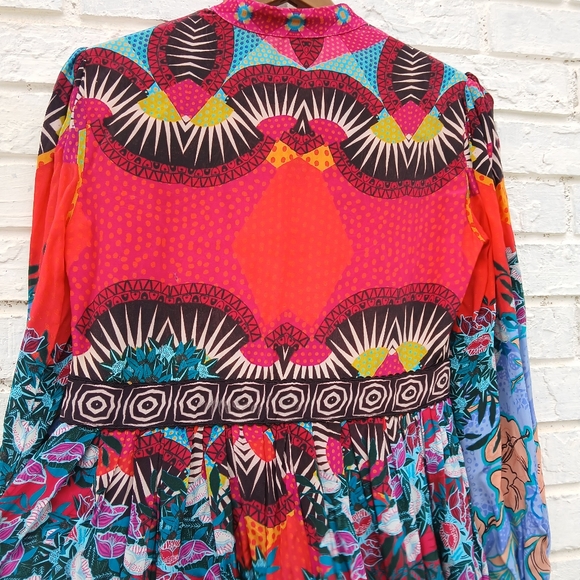 Bhanuni By Jyoti Multicolor Maxi Dress 4P - Picture 13 of 14